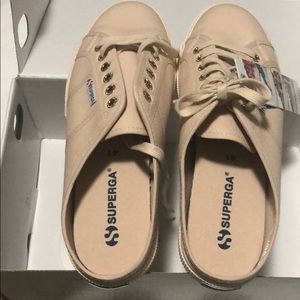 Superga size 9.5 slip ons